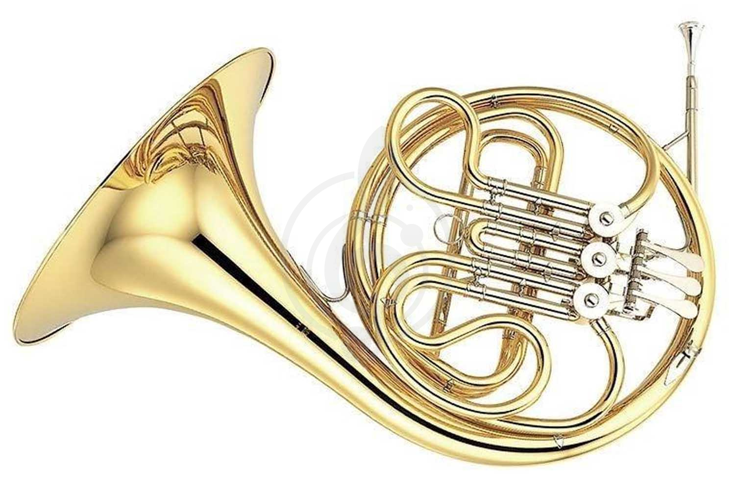 Валторна Yamaha YHR-314II	- валторна in F, стандартная модель, средн. раструб, лак - золото - фото 1